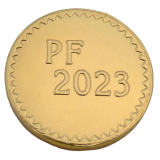 Čokoládová mince PF rámeček 999-008-002