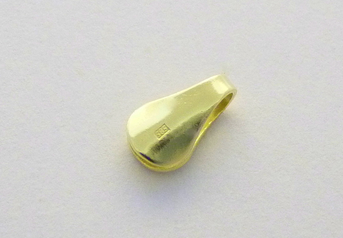 Řetízková koncovka půlkulatá velká (8x4,7mm) 0,31g/ks 120-01-007