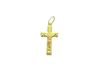 Křížek odlehčený malý s kristem 0,45 g/ ks 453-008-400
