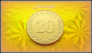 Čokoládová mince narozeniny-Vavřín s plody jméno a věk 999-002-006