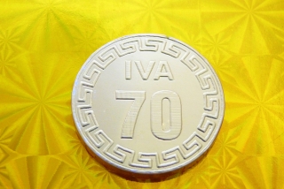 Čokoládová mince narozeniny-Rámeček EGYPT s monogramem 999-002-009