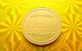 Čokoládová mince narozeniny-jméno oslavence 999-002-010