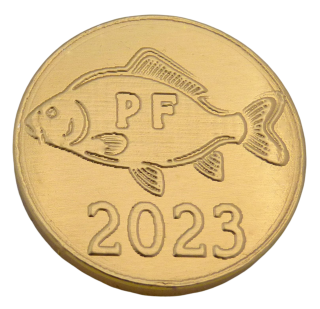 Čokoládová mince PF kapr 999-008-006