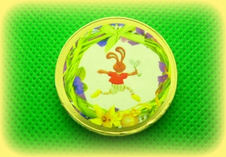 Čokoládová mince s potiskem sváteční motiv VELIKONOCE ( vzor 7 ) 999-106-007