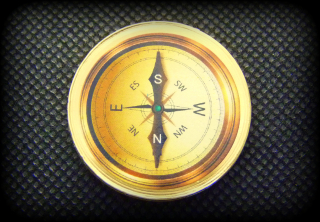 Čokoládová mince s potiskem pirátský motiv vzor kompas 999-107-001