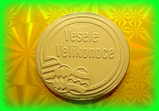 Čokoládová mince sváteční - Velikonoce 999-005-013