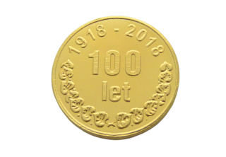Čokoládová mince jubilejní-vlastní zadání 999-003-007